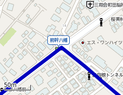 淵野辺郵便局から町田総合高校前までの自動車ルート Navitime