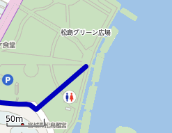 仙台から松島海岸までの自動車ルート Navitime