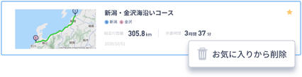 お気に入り削除ボタン